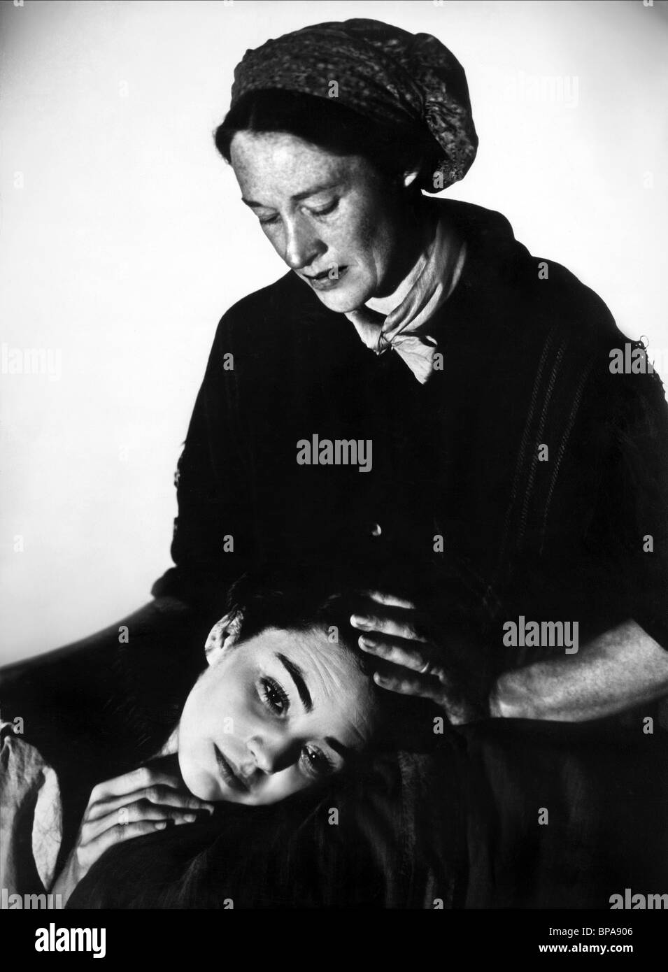 Anne revere jennifer jones the song of bernadette 1943 stock photo
