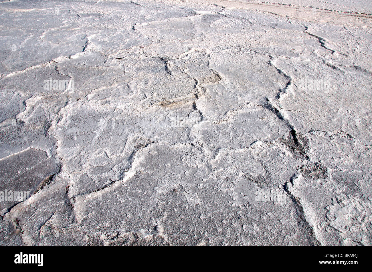 Dried salt lake Western Australia Stock Photo