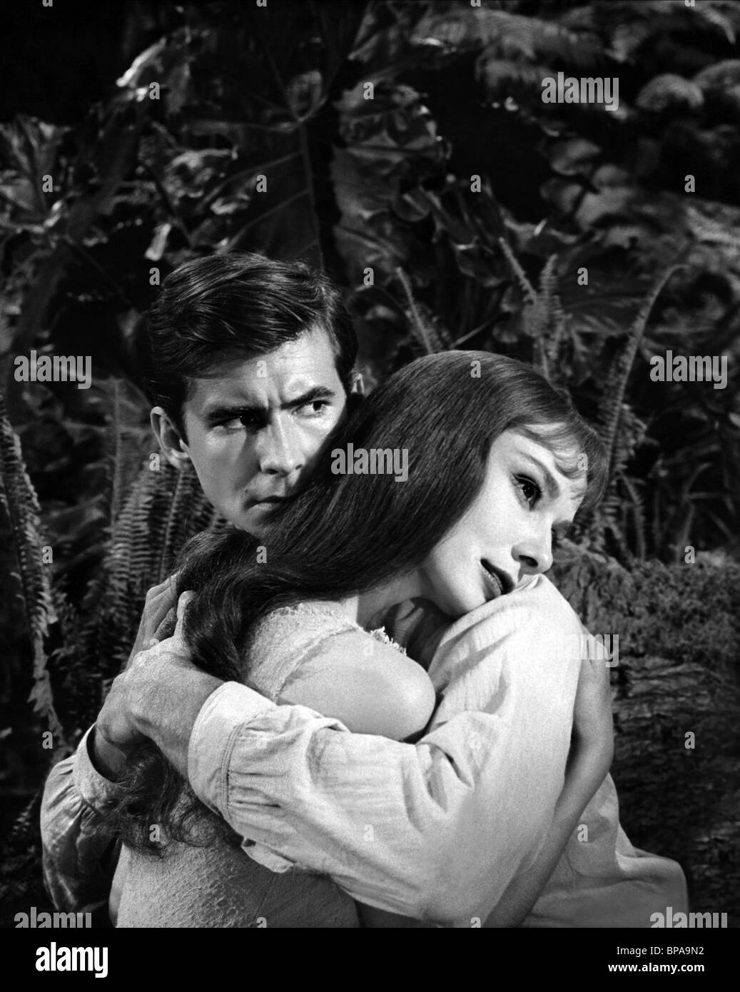 Anthony Perkins Audrey Hepburn Green Mansions 1959 Stock Photo Alamy
