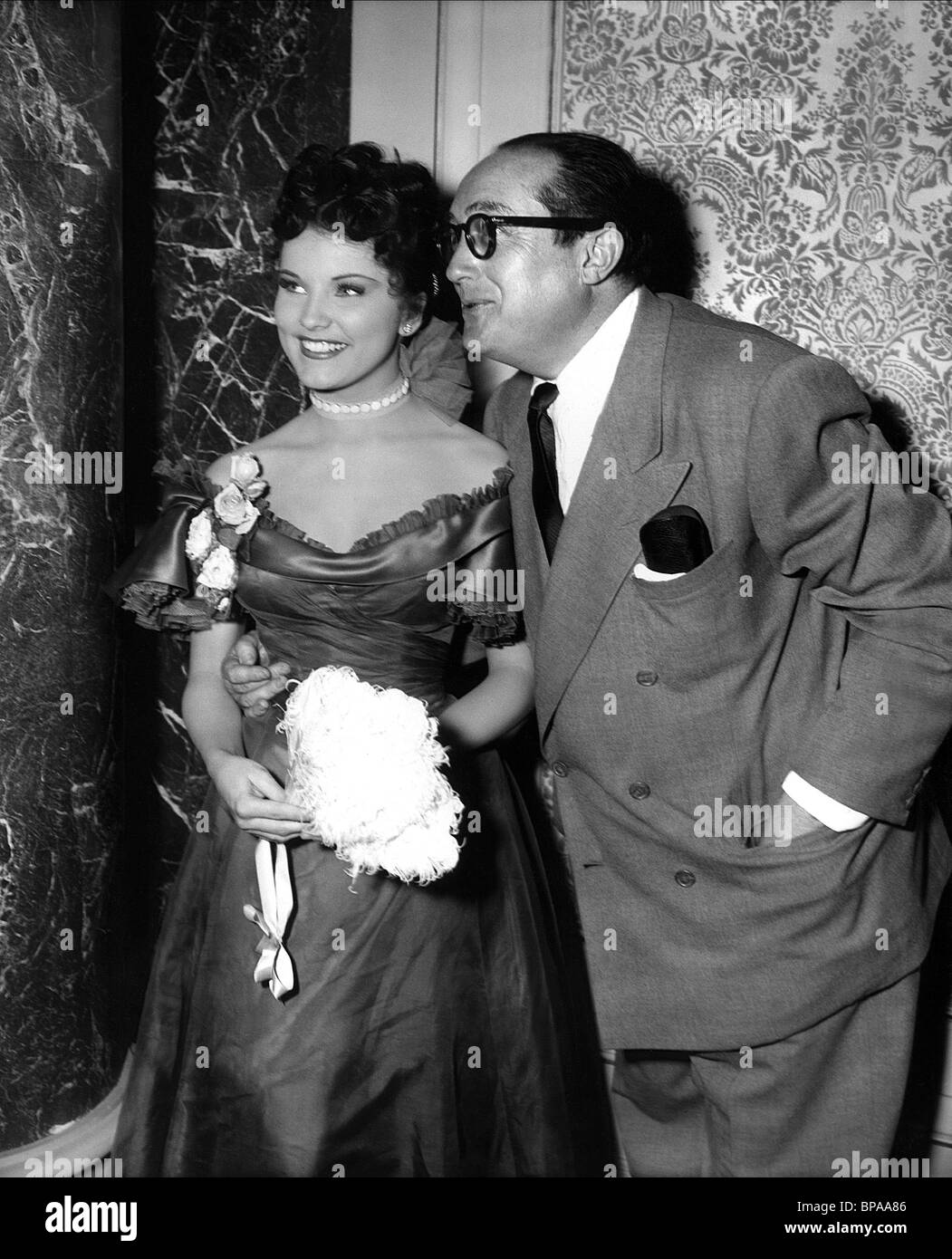 DEBRA PAGET, HENRY KOSTER, STARS AND STRIPES FOREVER, 1952 Stock Photo