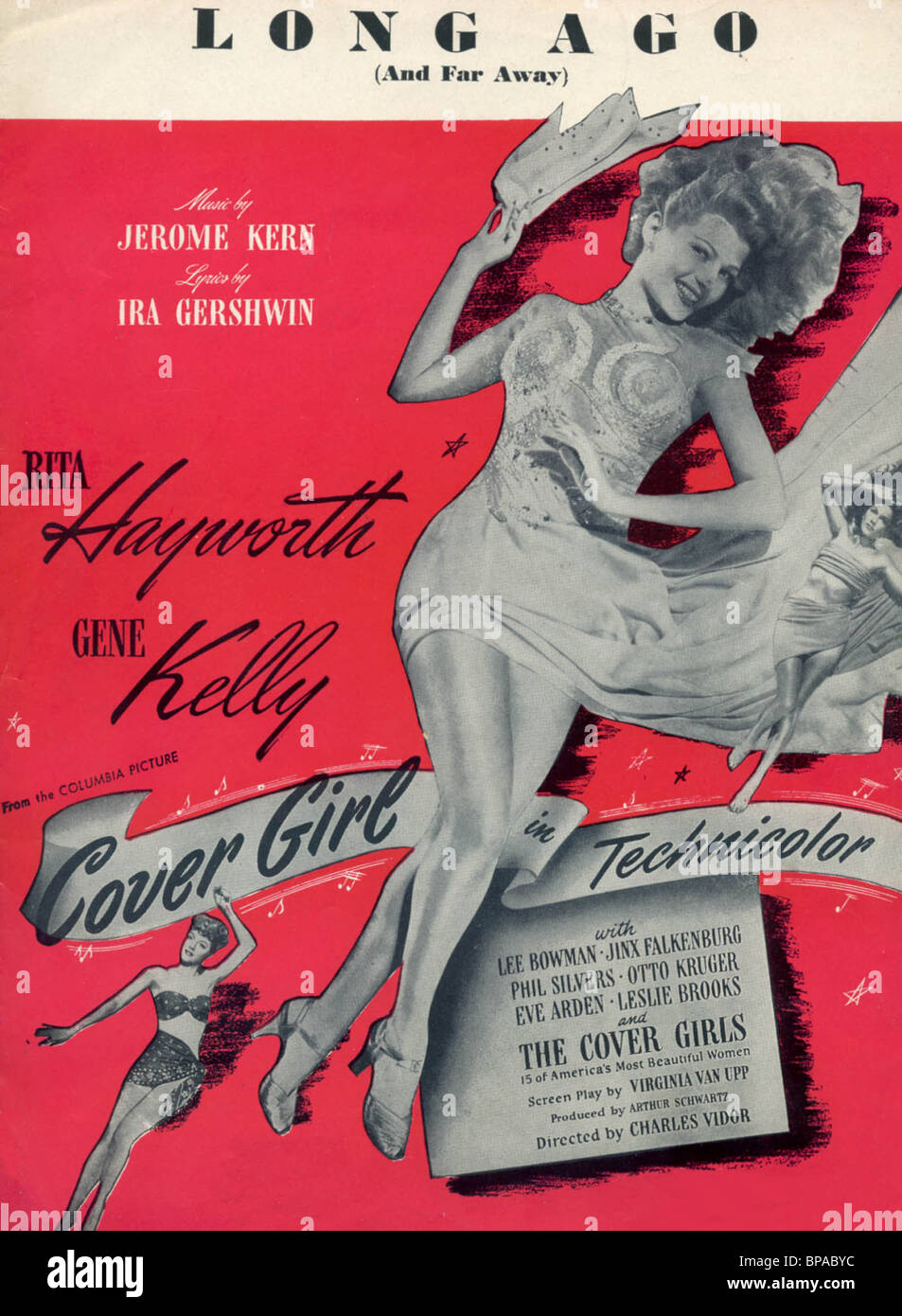 RITA HAYWORTH FILM POSTER COVER GIRL (1944) Stock Photo