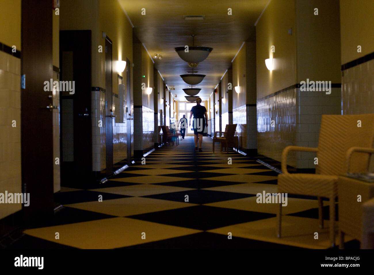 A long hallway Stock Photo Alamy