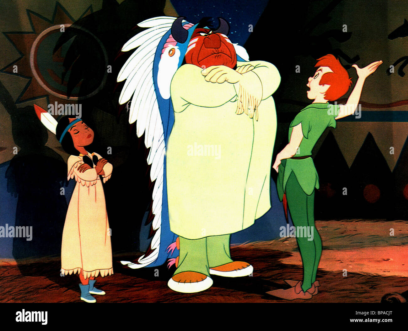 TIGER LILY, INDIAN CHIEF, PETER PAN, PETER PAN, 1953 Stock Photo Alamy