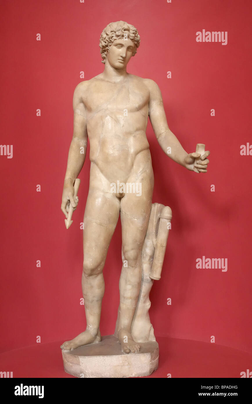 Statue of Apollo in the Ashmolean Museum Oxford Stock Photo
