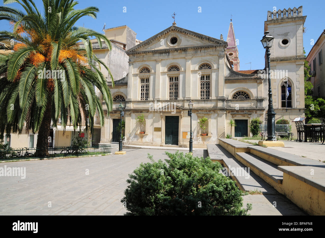Cathedral of St James, Corfu, Mediterranean, Europe Stock Photo