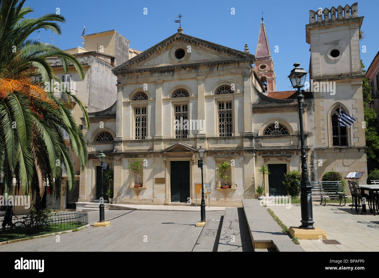 Cathedral of St James, Corfu, Mediterranean, Europe Stock Photo