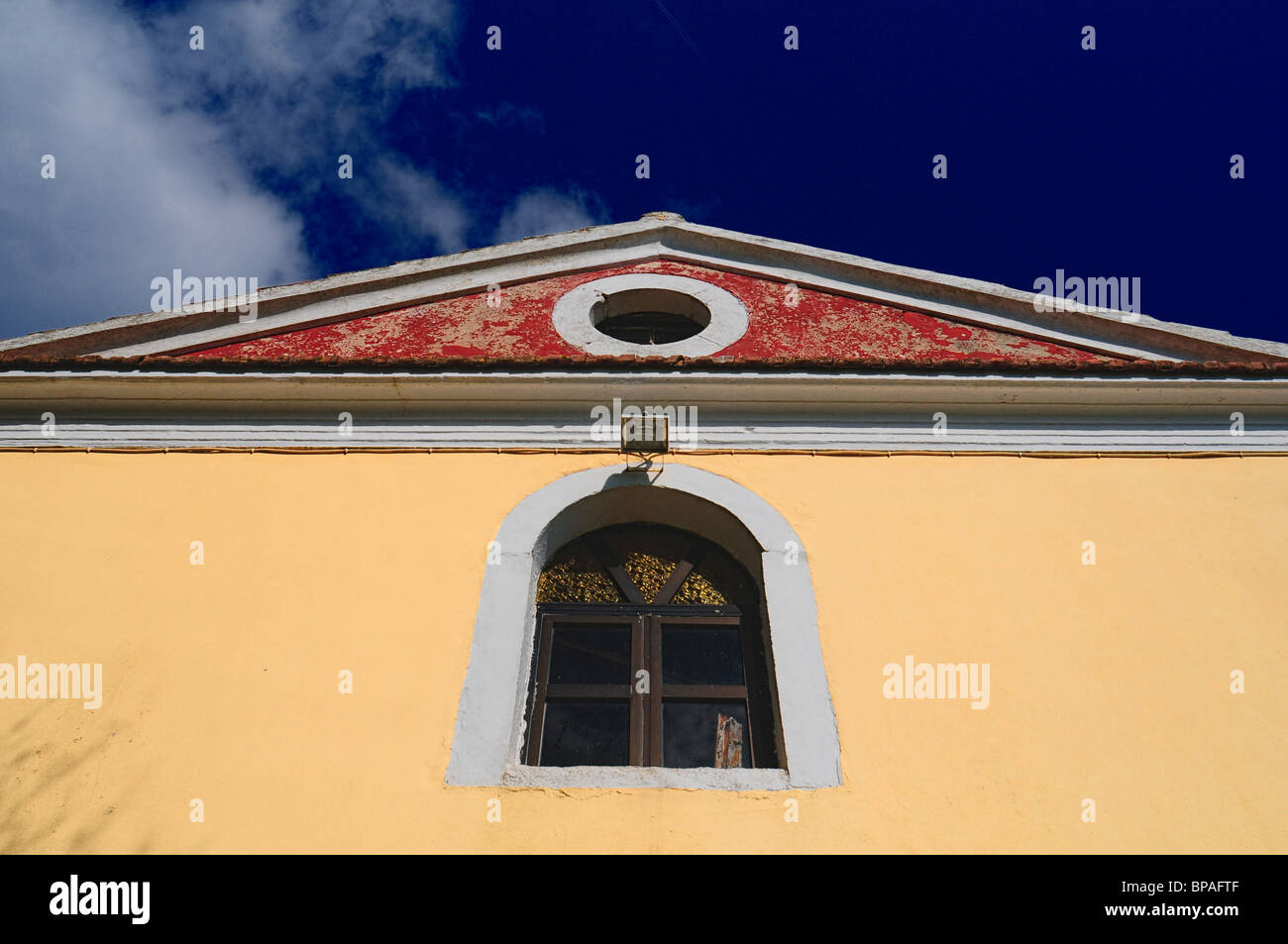Strinylas Church, Corfu Stock Photo
