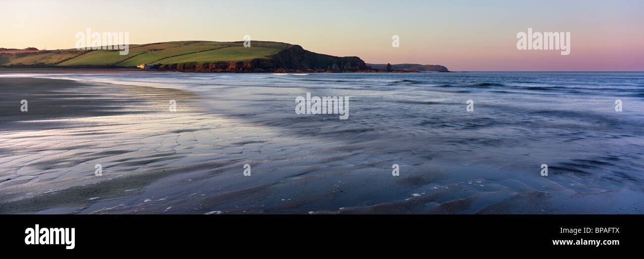 Bantham beach, south devon at dawn Stock Photo