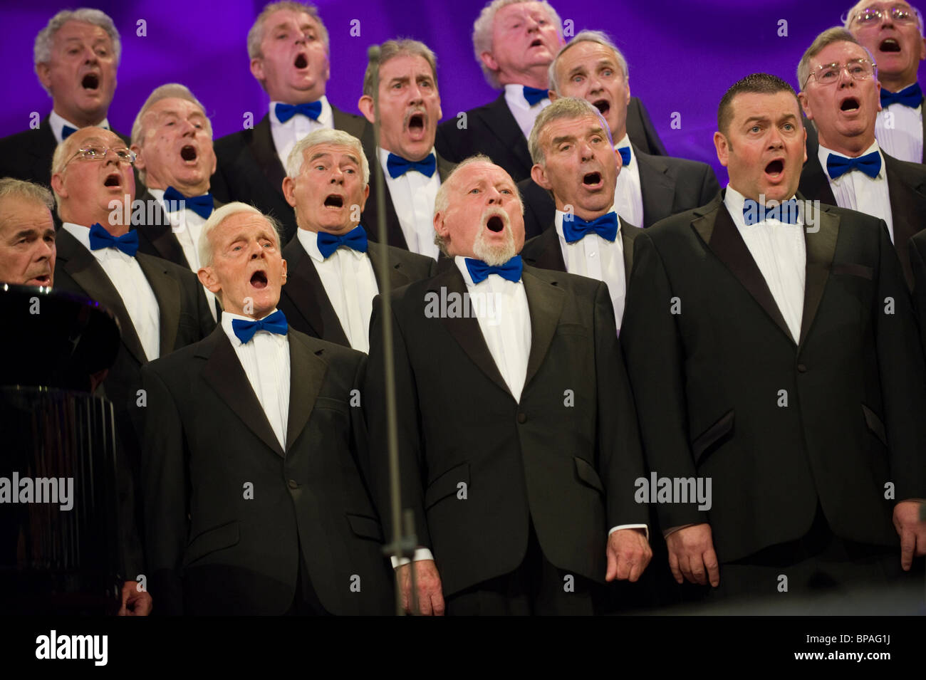 Welsh male voice choir singing hires stock photography and images Alamy