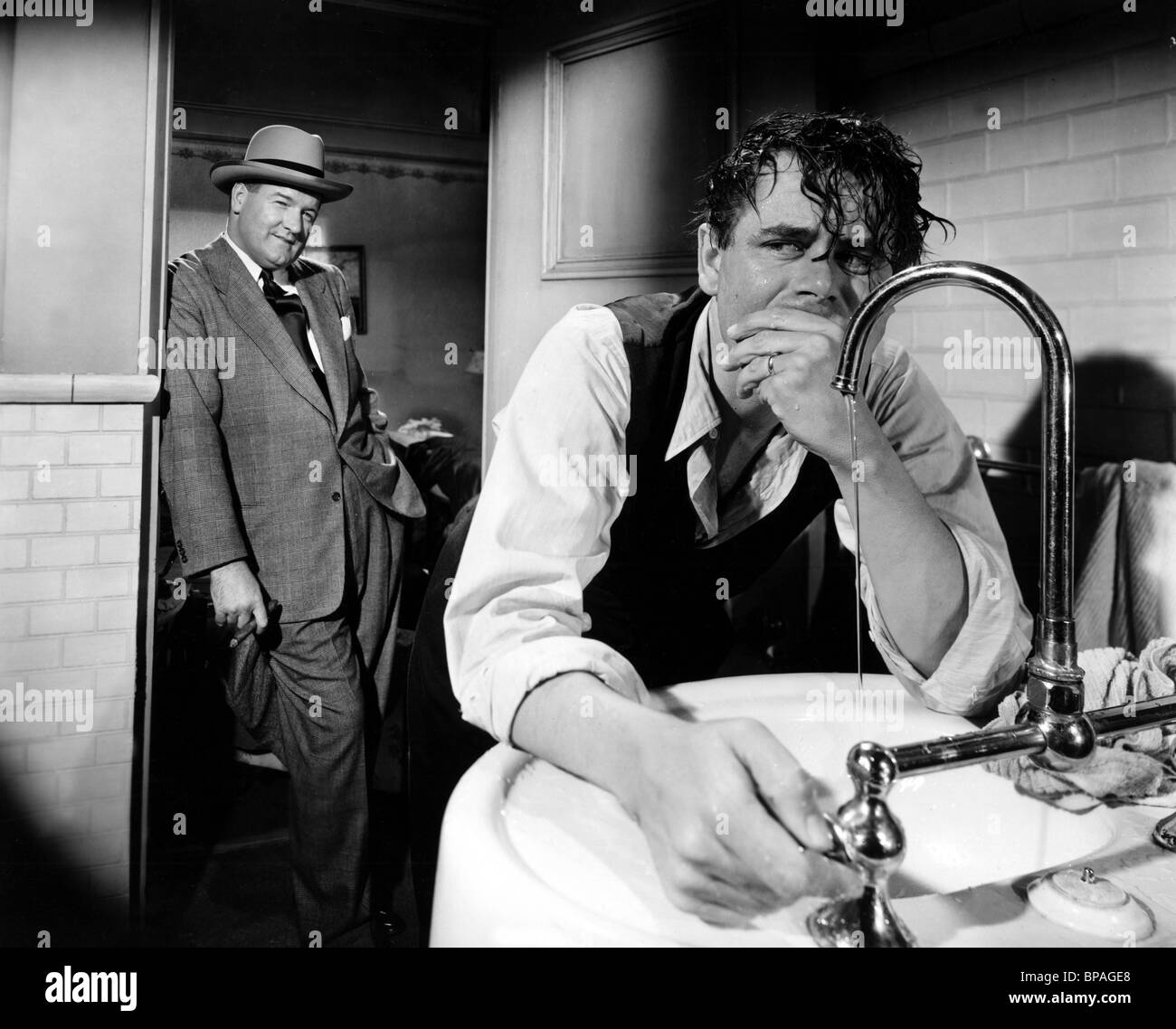 BARRY KELLEY, GLENN FORD, THE UNDERCOVER MAN, 1949 Stock Photo