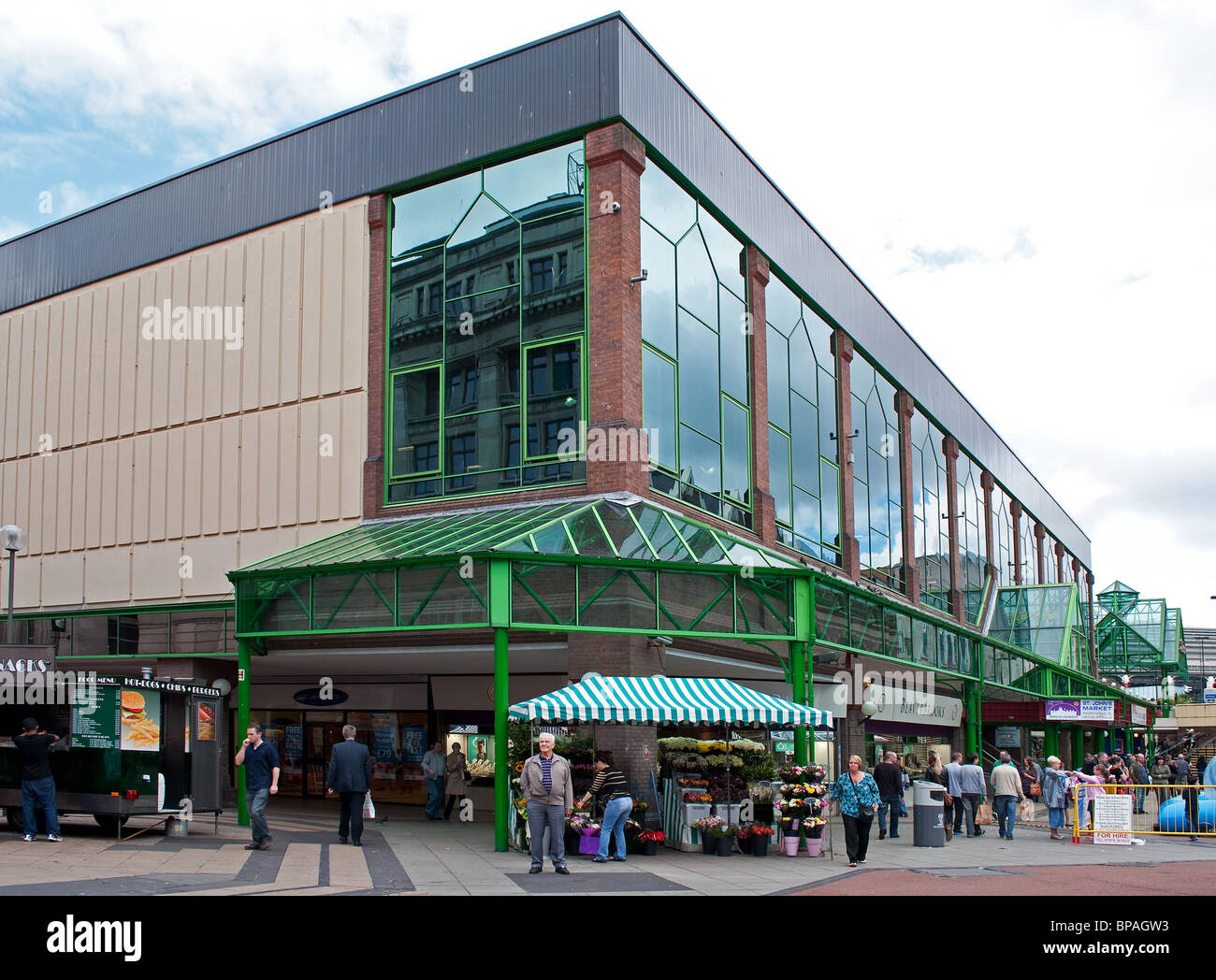 the st.johns shopping center in liverpool, uk Stock Photo