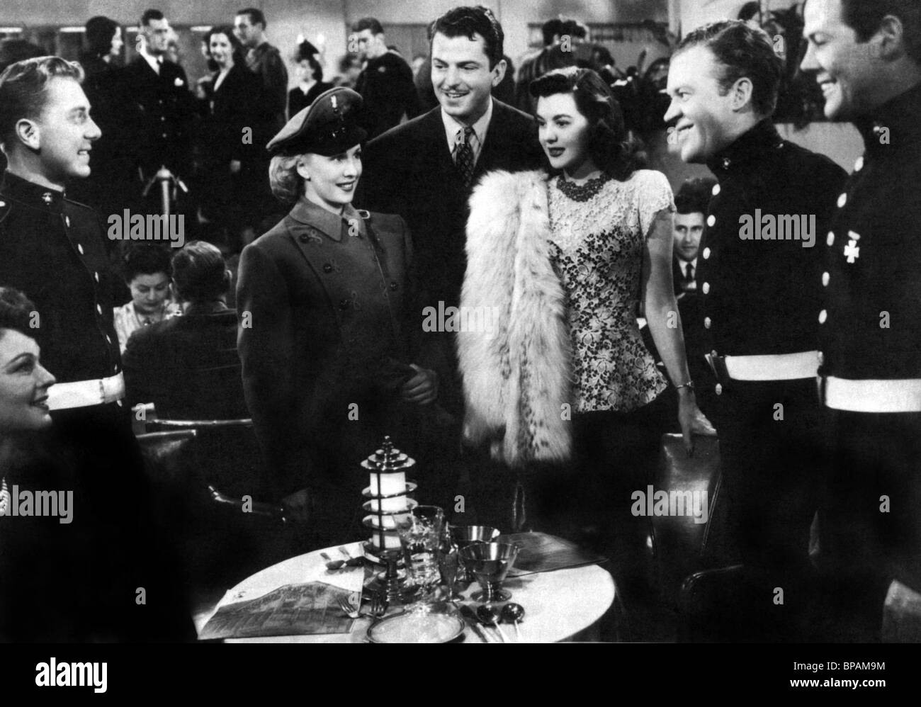 RUTH HUSSEY, JOHN CARROLL., ANN RUTHERFORD, BEDSIDE MANNER, 1945 Stock ...