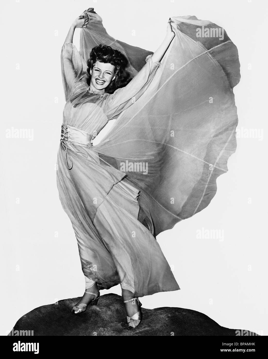 RITA HAYWORTH COVER GIRL (1944) Stock Photo