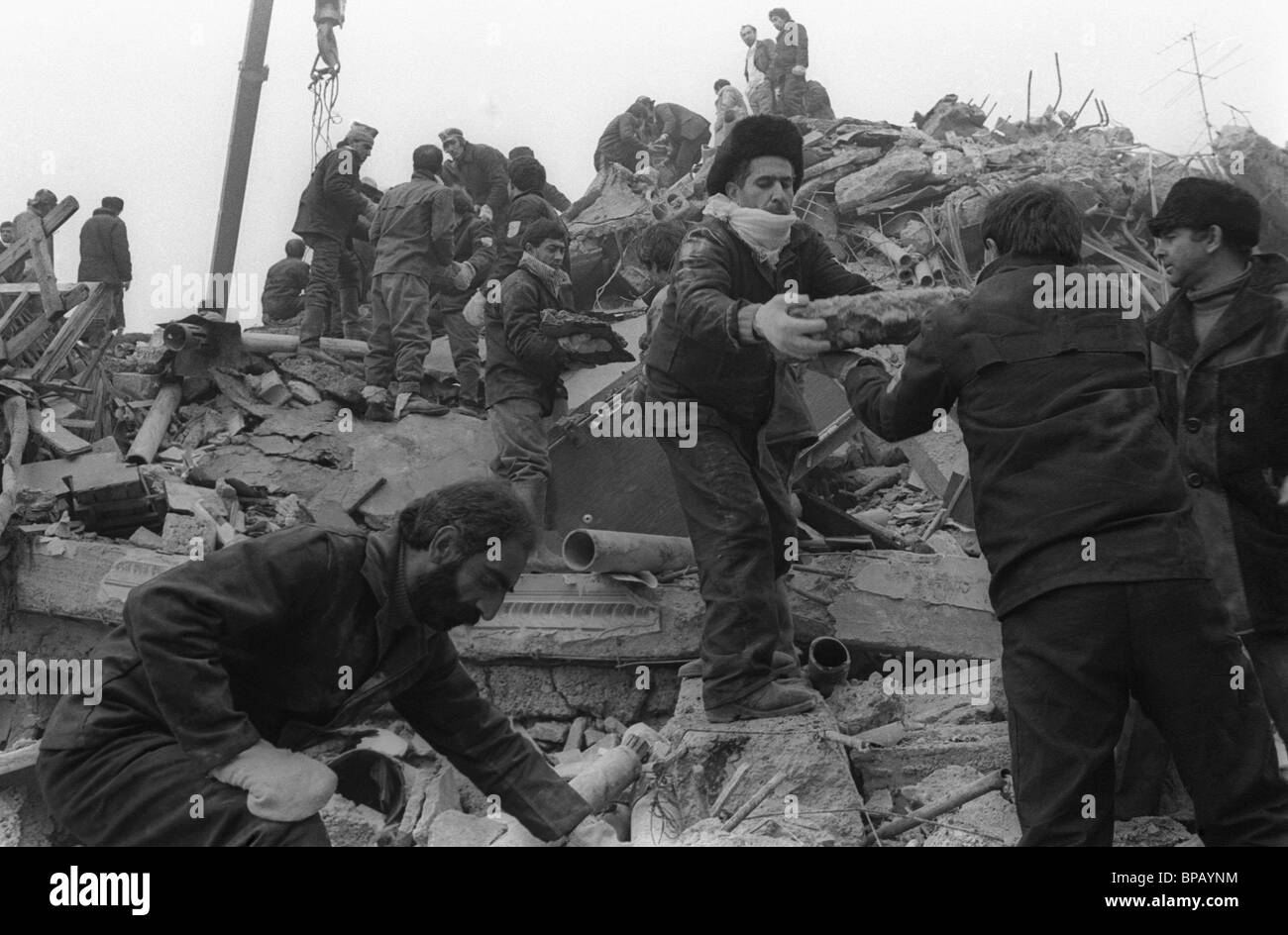 1988 Earthquake Black and White Stock Photos & Images Alamy