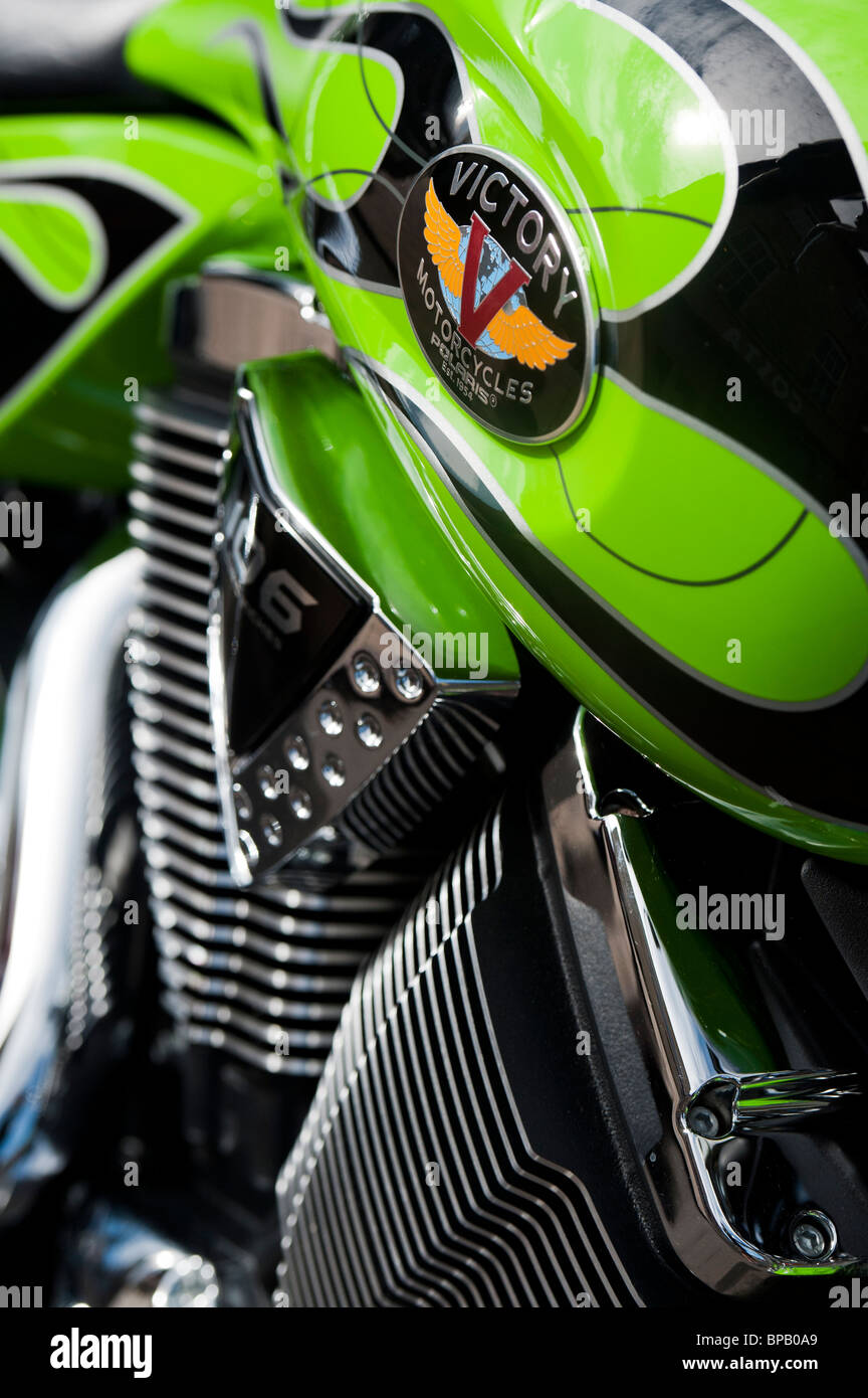 Victory motorcycle muscle cruiser hammer 2010 model. American motorcycle Stock Photo