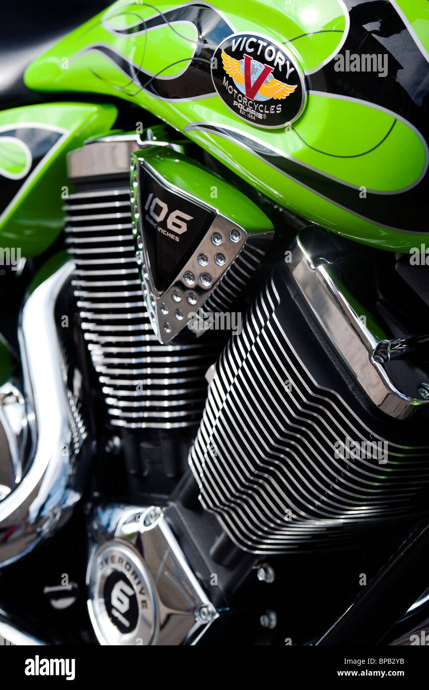 Victory motorcycle muscle cruiser hammer 2010 model. American motorcycle Stock Photo