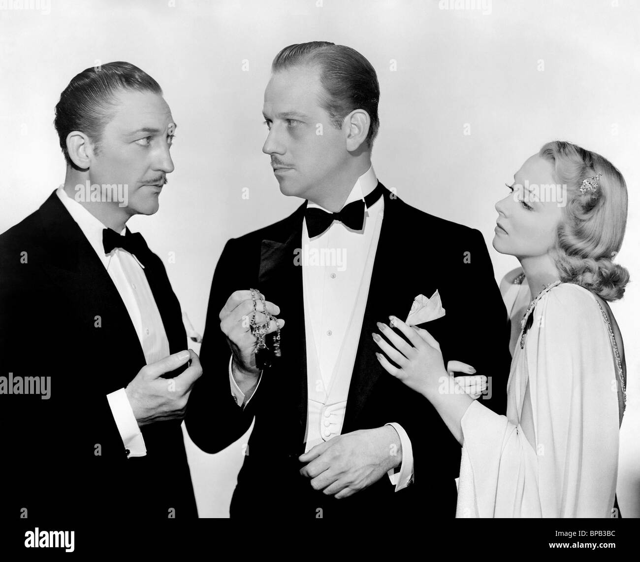 WARREN WILLIAMS, VIRGINIA BRUCE, MELVYN DOUGLAS, ARSENE LUPIN RETURNS