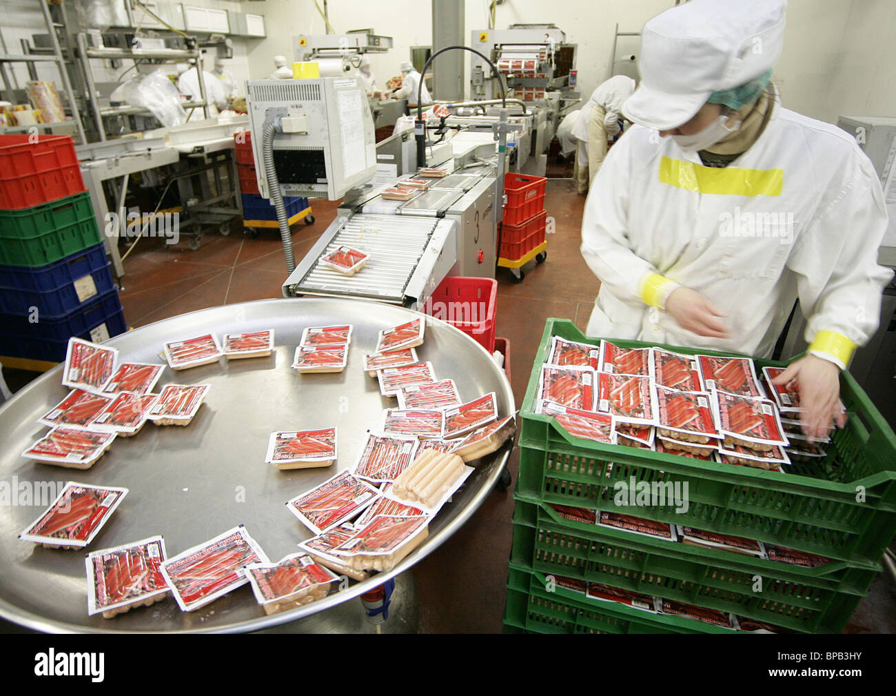 Meat Processing Factory Stock Photos & Meat Processing Factory Stock ...