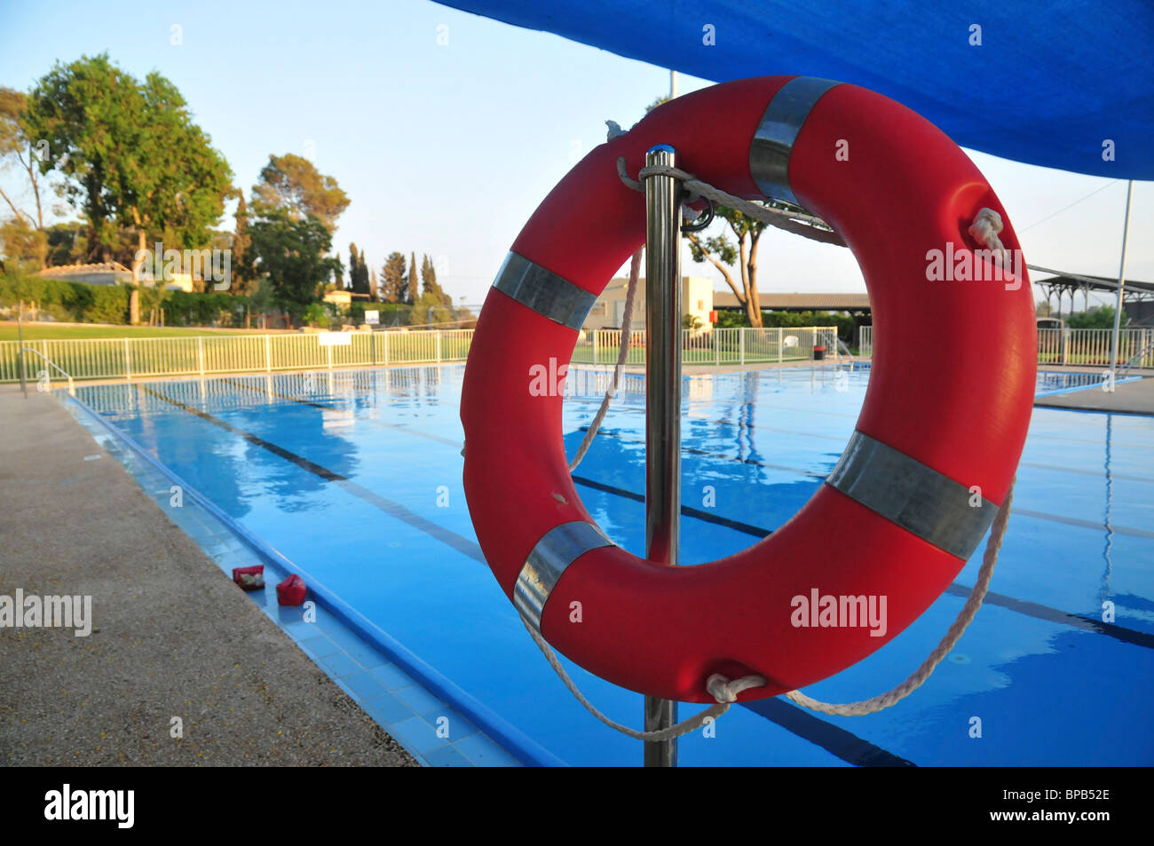 Outdoor Swimming pool Stock Photo
