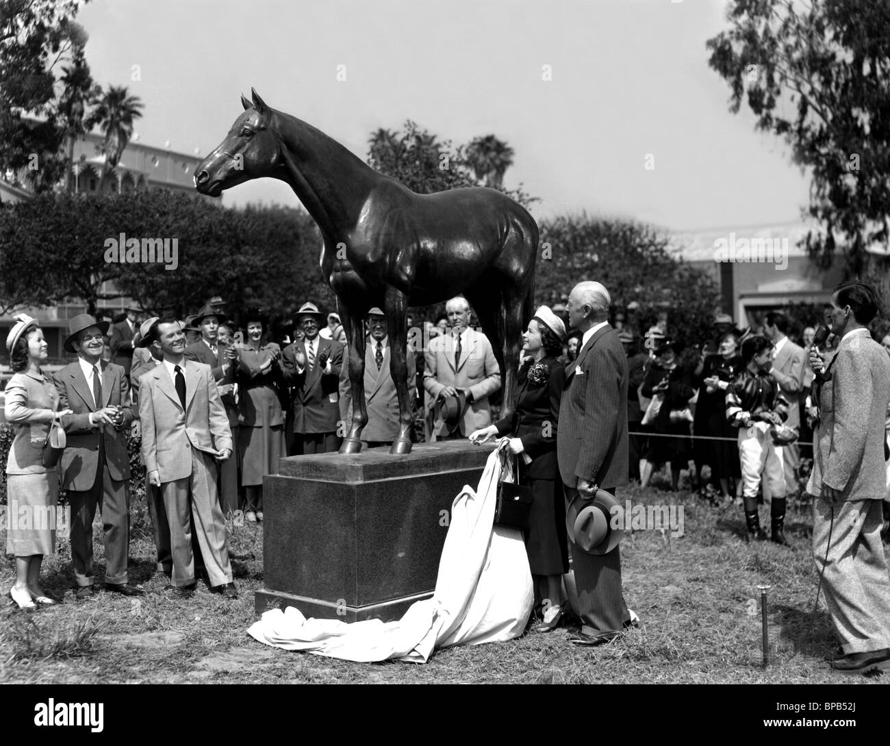 SHIRLEY TEMPLE, BARRY FITZGERALD, LON MCCALLISTER, ROSEMARY DECAMP, THE STORY OF SEABISCUIT, 1949 Stock Photo