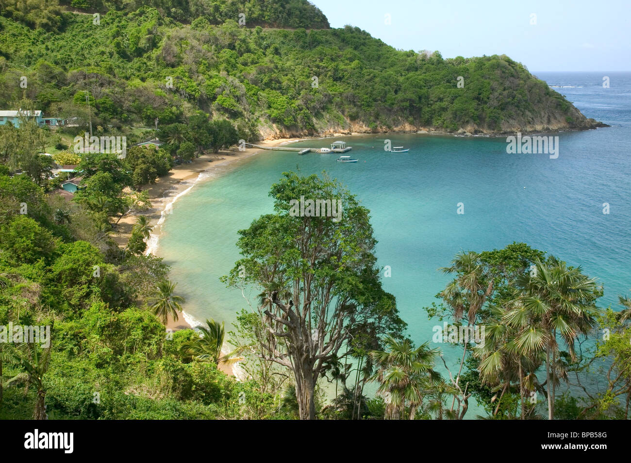 Bateau Bay, Speyside, Tobago, Caribbean Stock Photo - Alamy