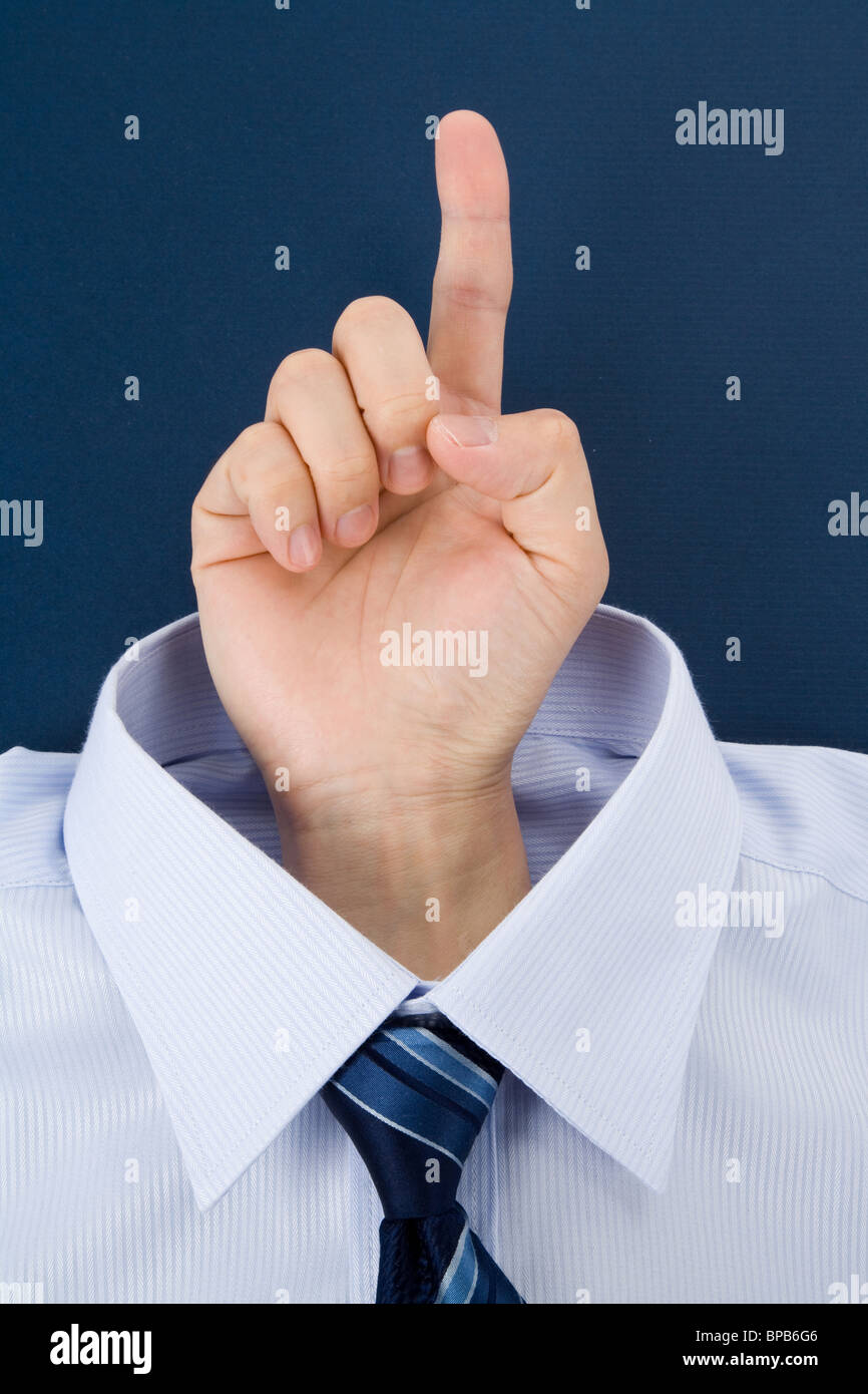 First place hand gesture hi-res stock photography and images - Alamy