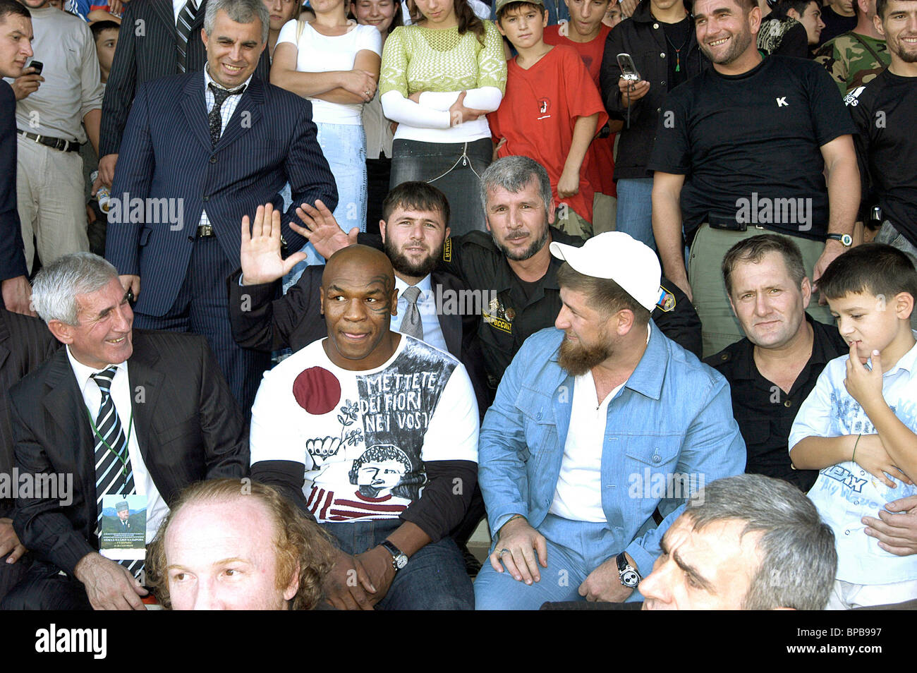 american-boxer-michael-tyson-visits-russian-bikers-show-in-chechnya-BPB997.jpg