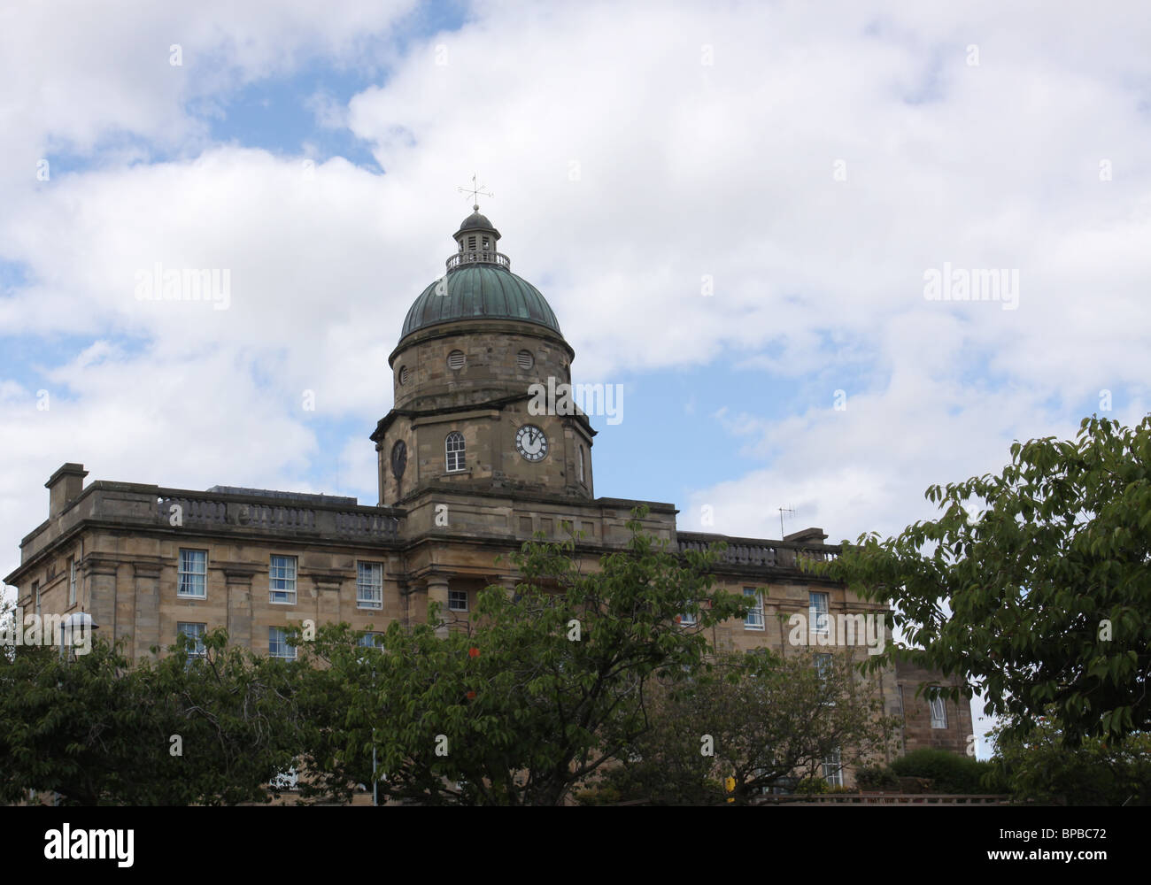 exterior of Dr Gray's hospital Elgin Scotland August 2010 Stock Photo