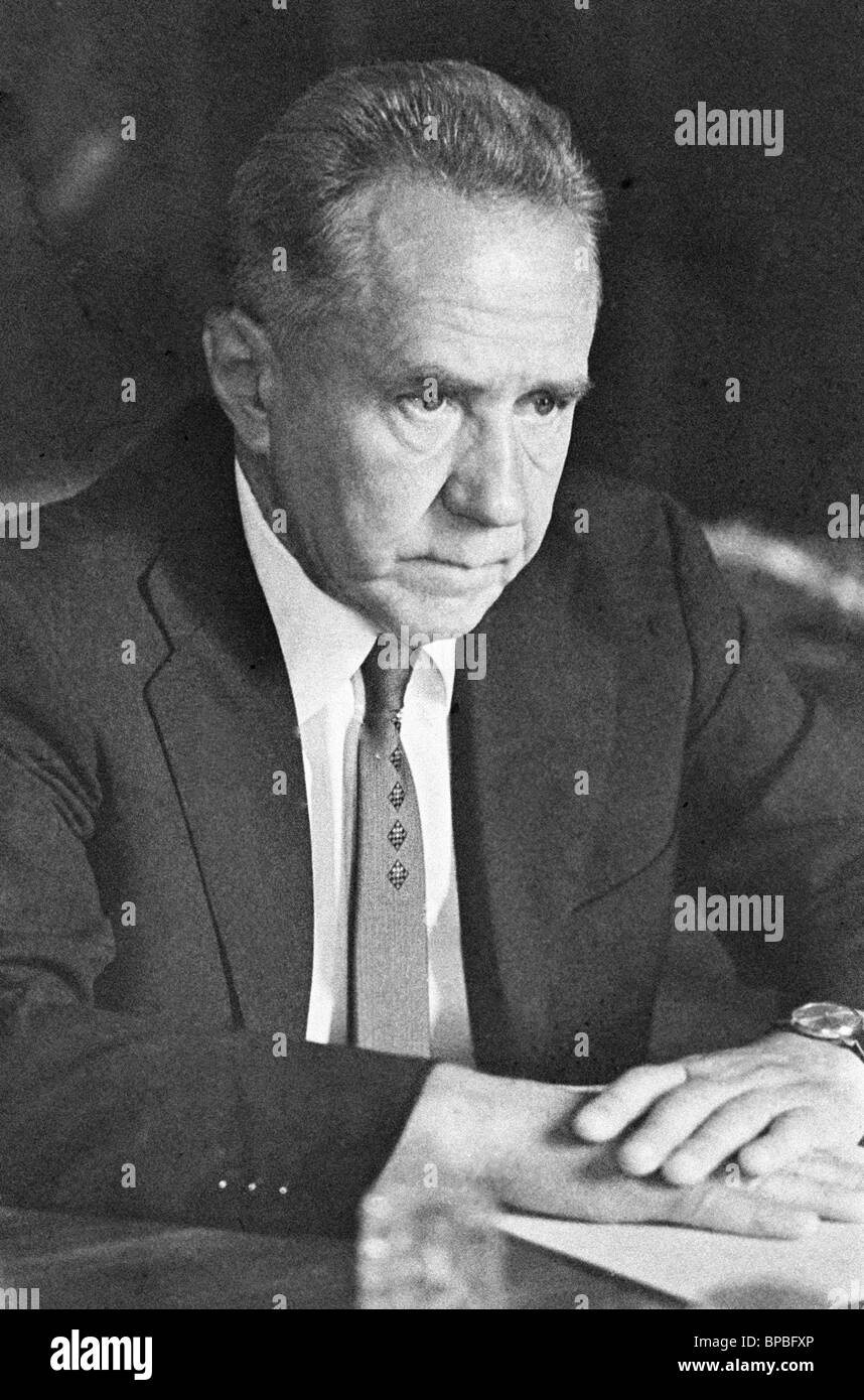 Soviet Prime Minister Alexei Kosygin High Resolution Stock Photography ...