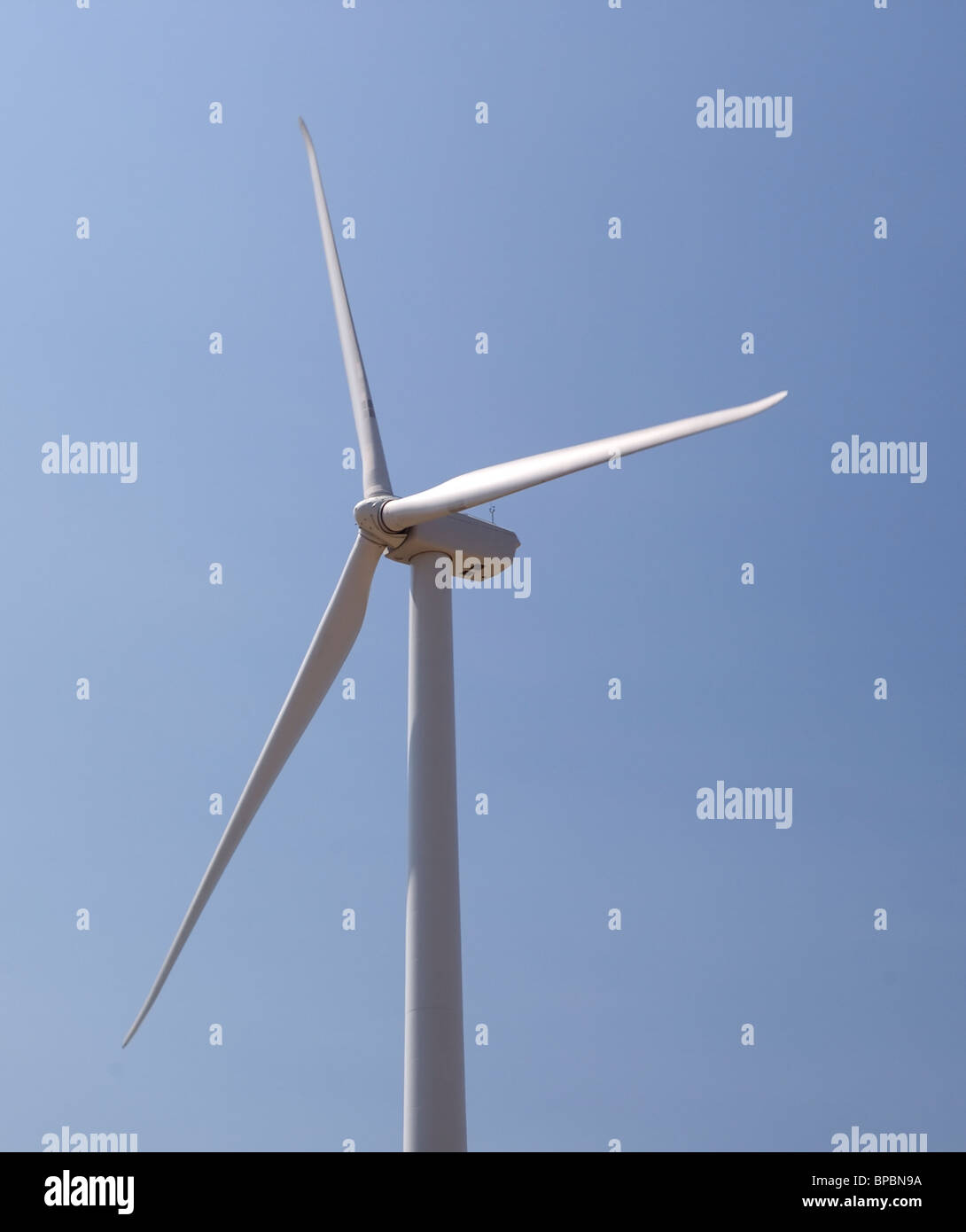 Wind Turbine near Abilene, Texas Stock Photo
