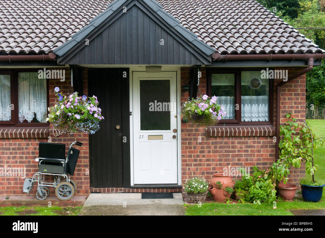 Old people's Sheltered Accommodation, England Stock Photo - Alamy