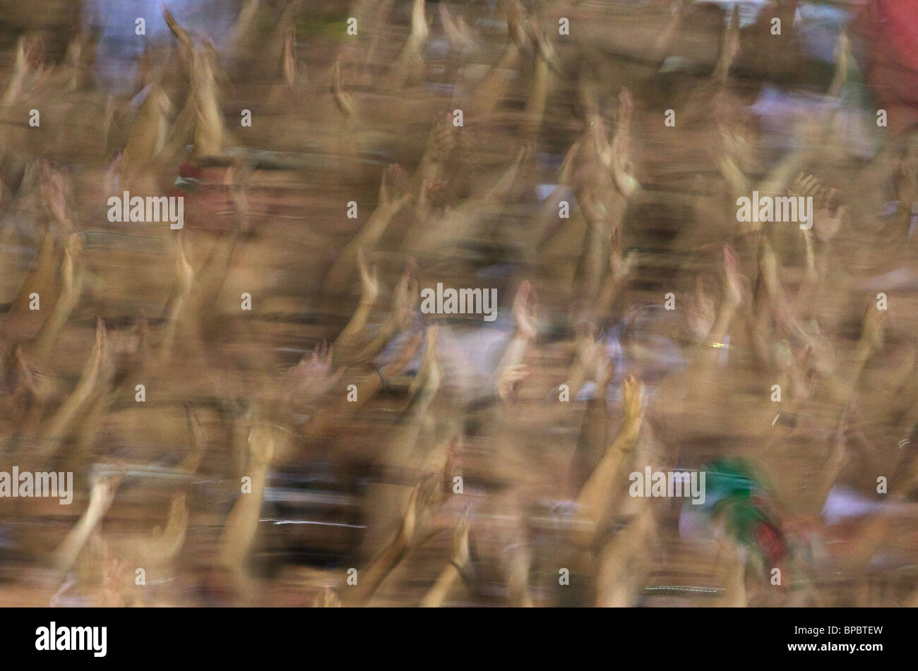 Fluminense fans support their team during the Fluminense FC V CR Vasco