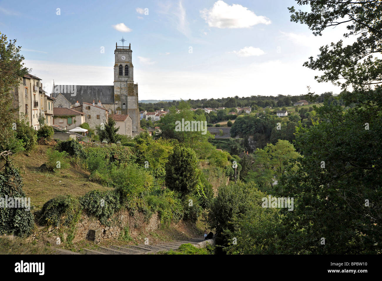 Historic town of Bellac Haute-Vienne Limousin France Stock Photo - Alamy