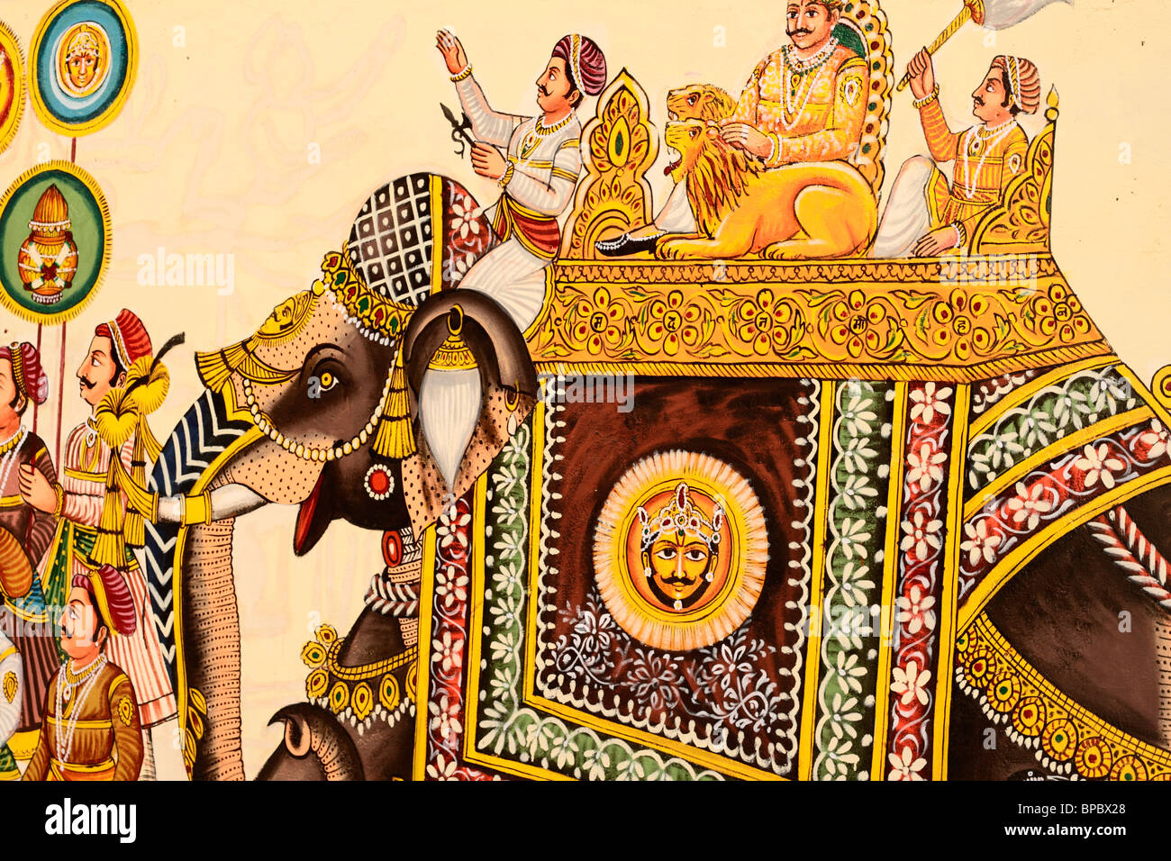 Maharajah riding an Elephant, Udaipur, India Stock Photo Alamy