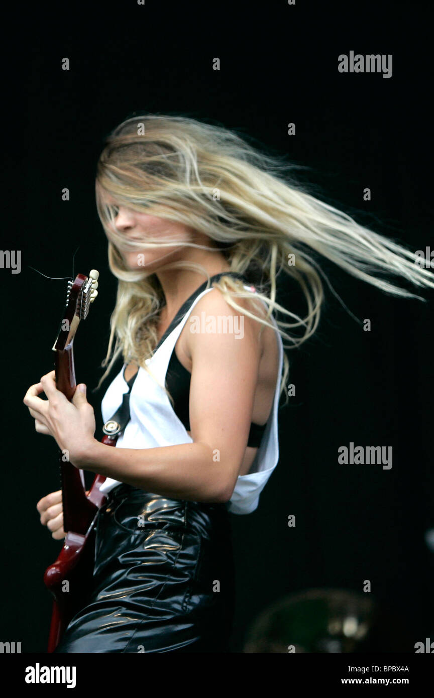 Daisy May Keeley Coburn OF DAISY DARES YOU AT THE V FESTIVAL AT HYLANDS