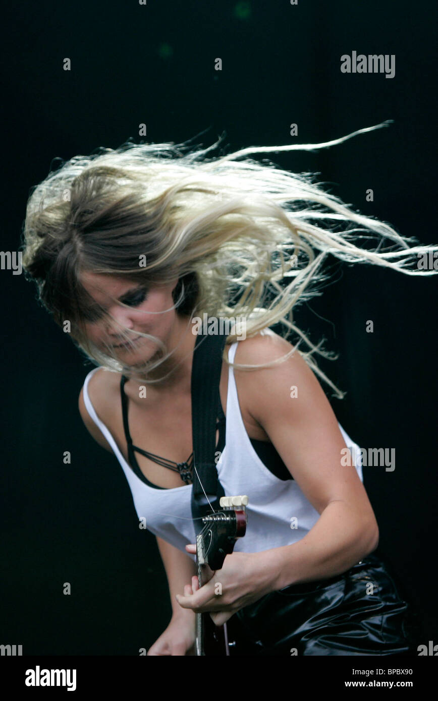 Daisy May Keeley Coburn OF DAISY DARES YOU AT THE V FESTIVAL AT HYLANDS