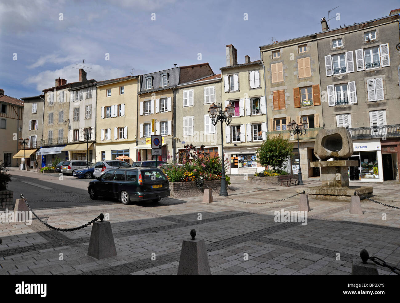 Historic town of Bellac Haute-Vienne Limousin France Stock Photo - Alamy