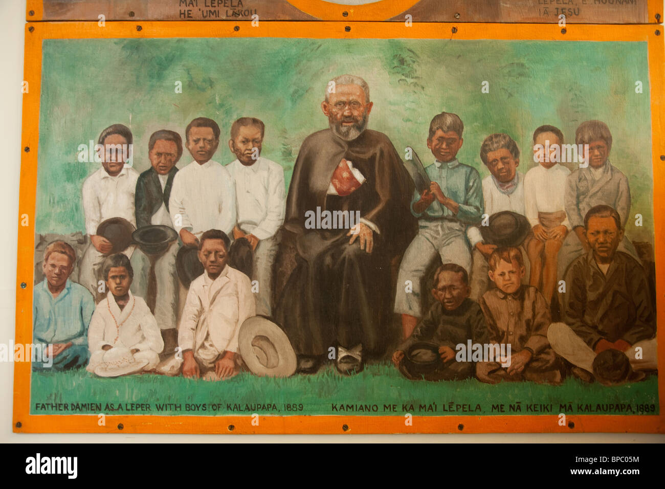 Father Damien or Saint Damien de Veuster of Molokai Stock Photo Alamy