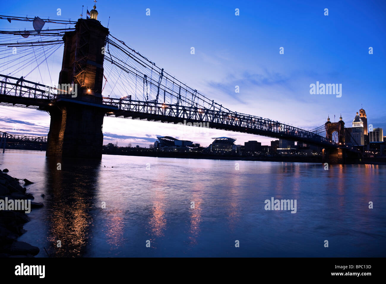 Bridge between Ohio and Kentucky Stock Photo Alamy