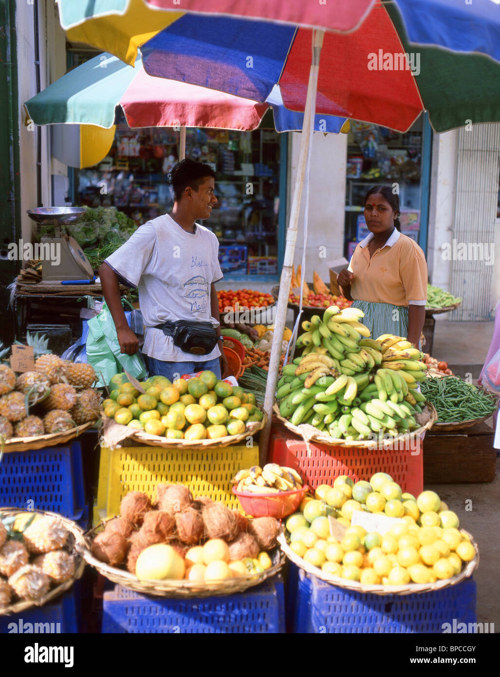 Fruit and vegetable stall, Grand Baie, Rivière du Rempart District