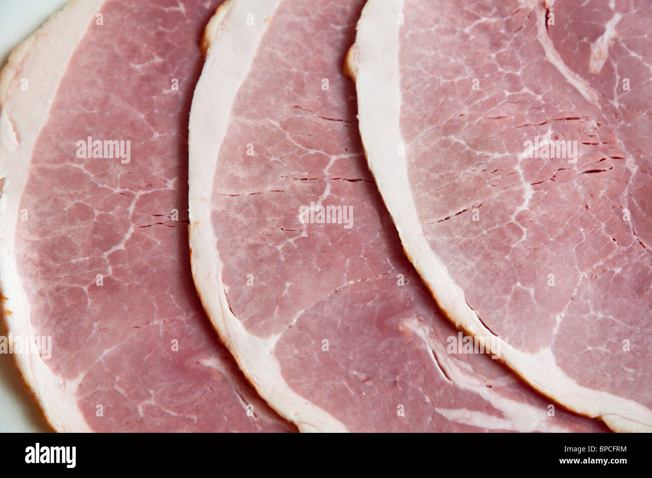 Ham slices hires stock photography and images Alamy