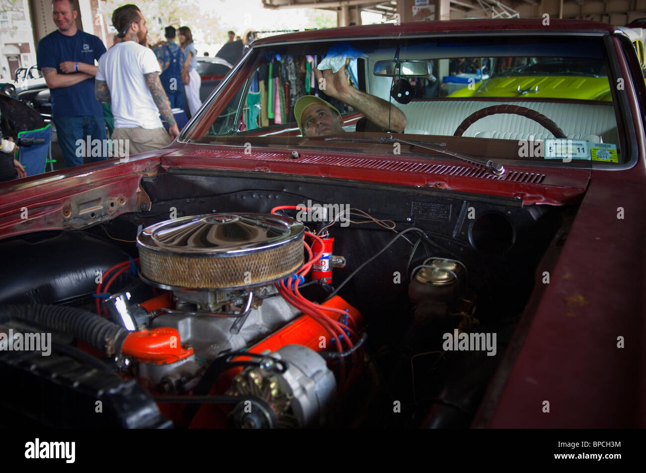 10th annual "Kustom Kills and Hot Rod Thrills" car show in Williamsburg