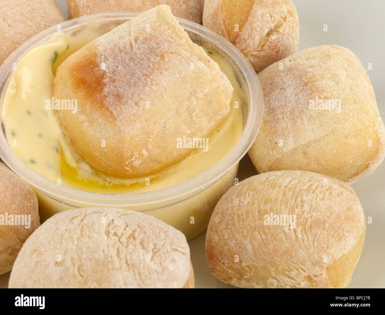 Dough Balls with Garlic Butter Stock Photo Alamy