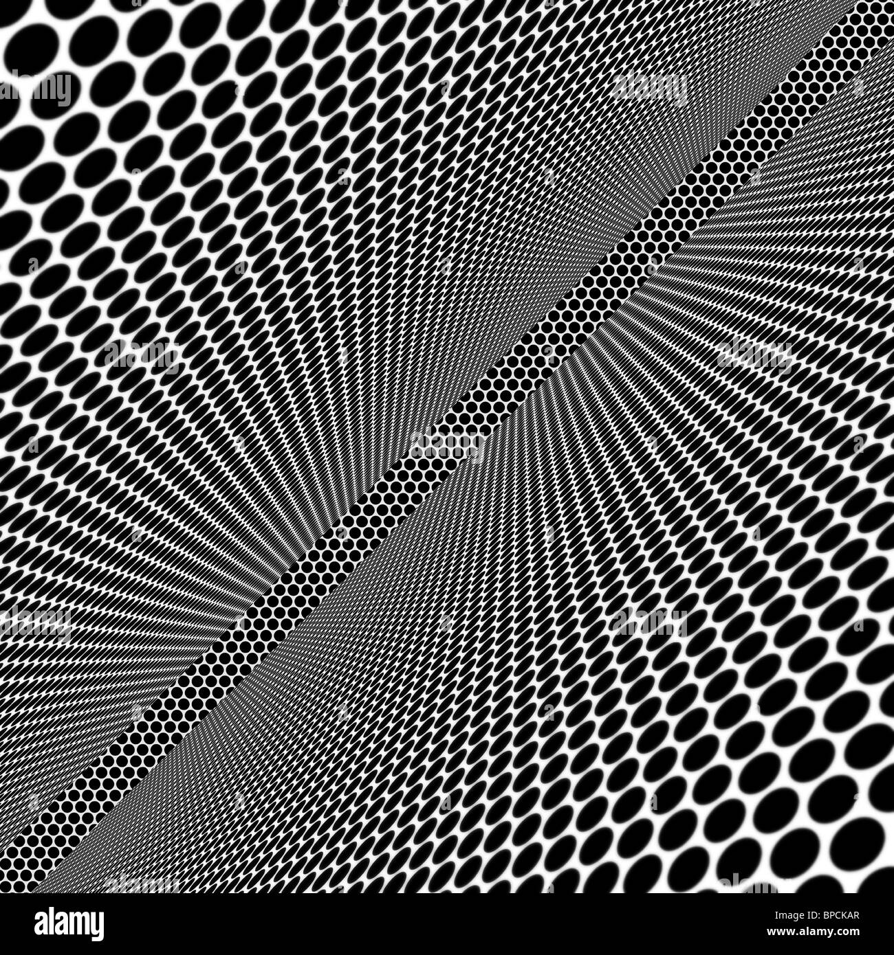 The abstract geometrical illustrated monochrome square background Stock Photo