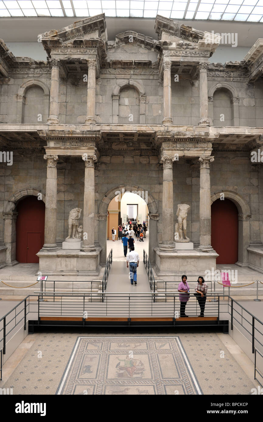 The Market Gate of Miletus at Pergamon Museum Pergamonmuseum Museum Island in Berlin Germany Deutschland Europe Stock Photo