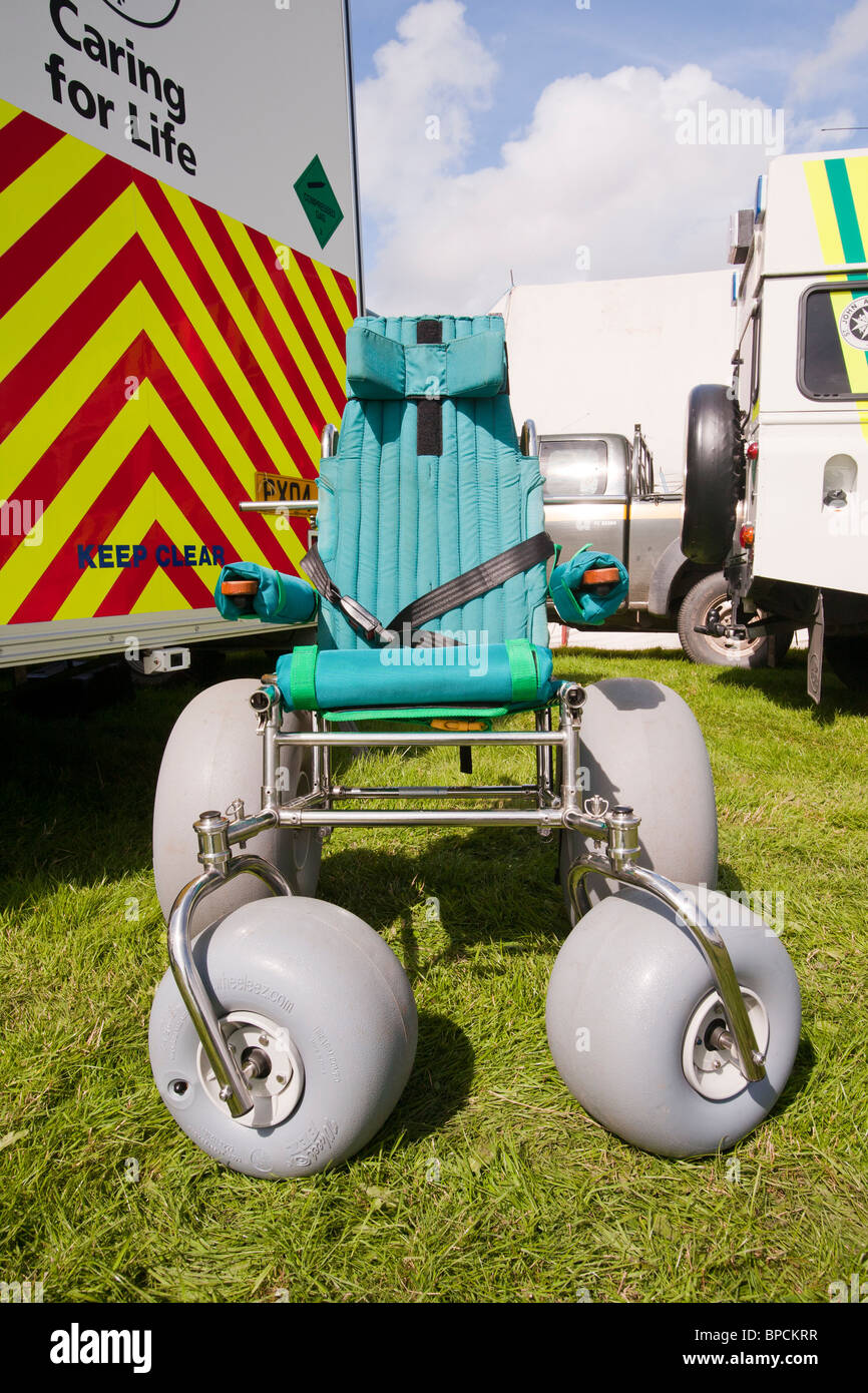 An all terrain wheel chair buggy used by St John Ambulance at the Rusland  Show, Cumbria, UK Stock Photo - Alamy