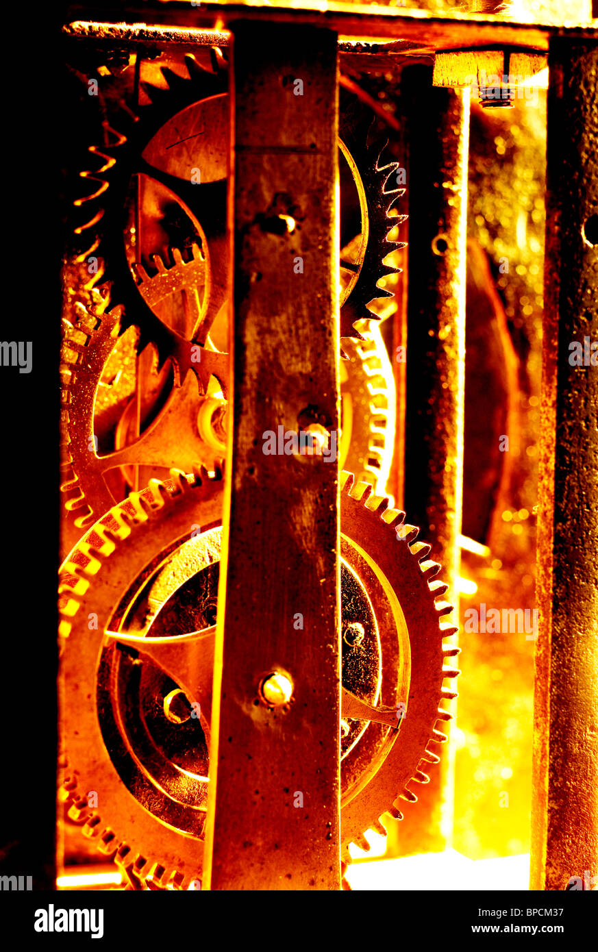 old clockwork Stock Photo