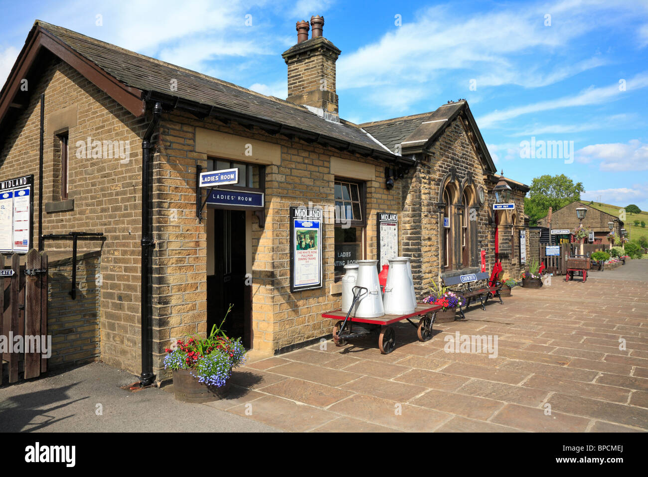 Oakworth Railway Station, Keighley and Worth Valley Railway, Oakworth