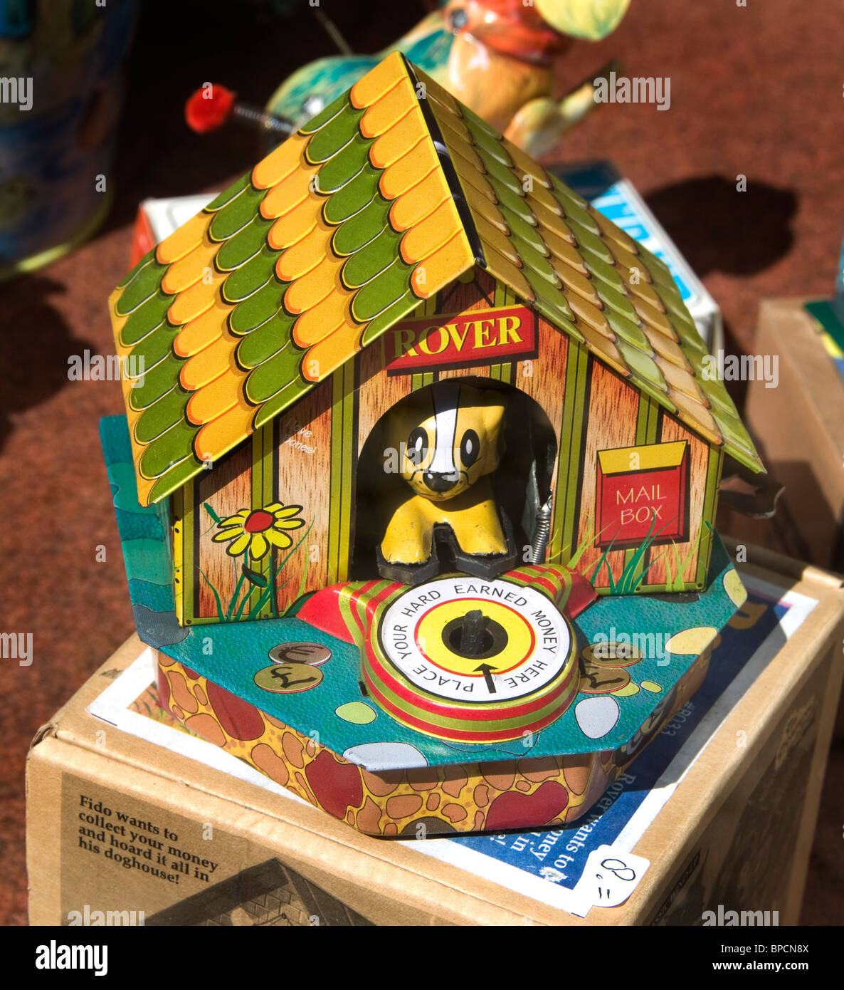 Rover Dog House children's toys children toy child Stock Photo