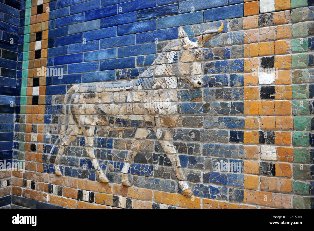 The ancient walls of Babylon The Pergamon Museum Pergamonmuseum Stock ...